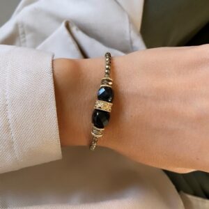 Bracelet RANI Tourmaline noire - Protection, ancrage, confiance en soi