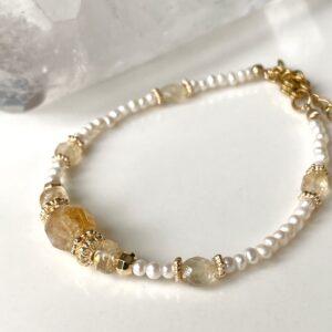 Bracelet AUDACE Citrine - Joie, réussite, abondance, confiance