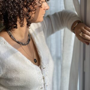 Collier ILA Labradorite/Spinelle - Protection, ancrage, passion amoureuse