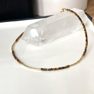 Collier ISIS Oeil de Tigre - Protection, courage, confiance en soi